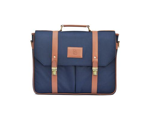 Retro Laptop Bag - Blue