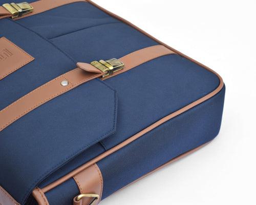 Retro Laptop Bag - Blue