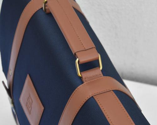 Retro Laptop Bag - Blue