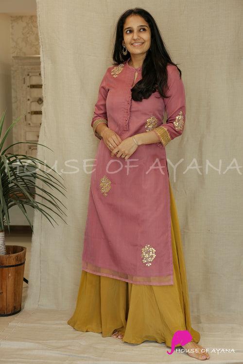 Verona Embroidered Organza Kurti