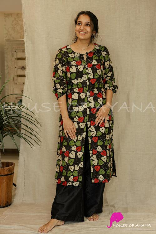 Tree of Life Silk Kurti