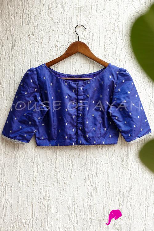 Midtown Brocade Silk Blouse