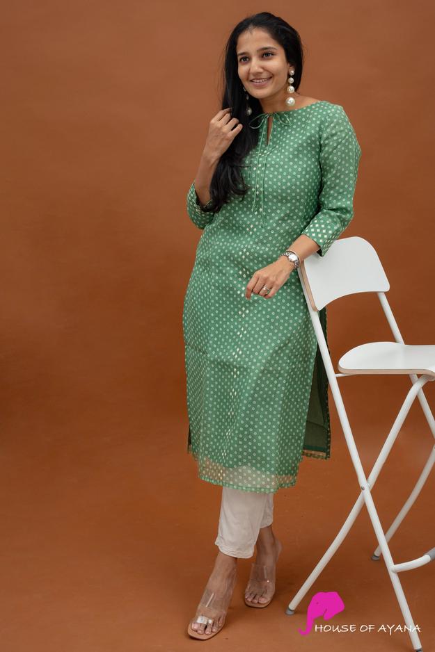 Haloma Bandini Embroidered Kurti