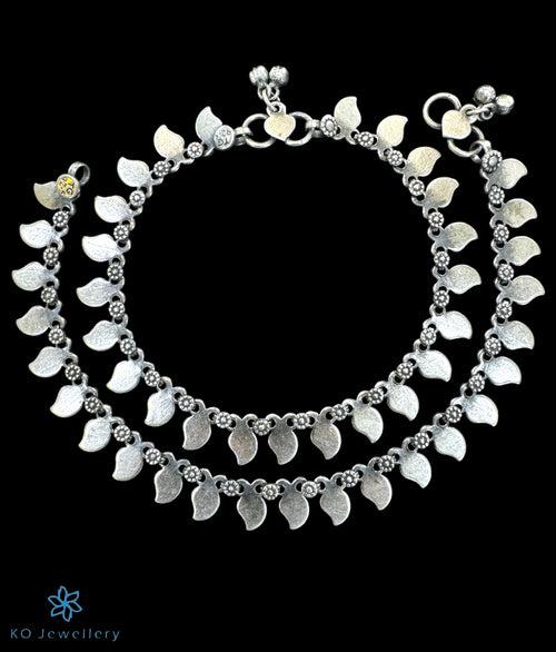 The Arunima Silver Anklets