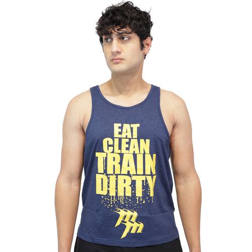 Muscle Mantra Gym Stringer Eat Clean Train Dirty