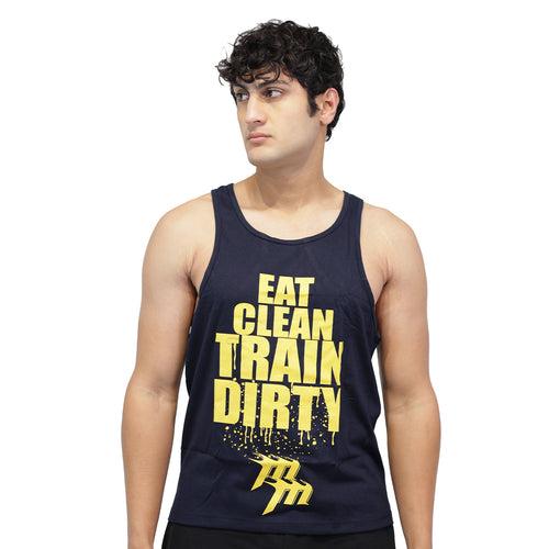 Muscle Mantra Gym Stringer Eat Clean Train Dirty