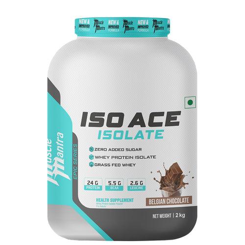 Muscle Mantra Epic Series ISO ACE ISOLATE For Build | Repair | Recovery + Free Gallon Bottle