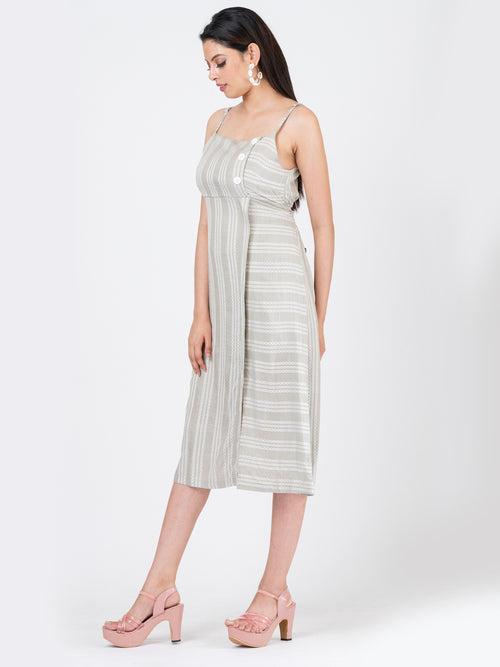 Women’s Soft Cotton Spaghetti Strap Dress With Lining Attached