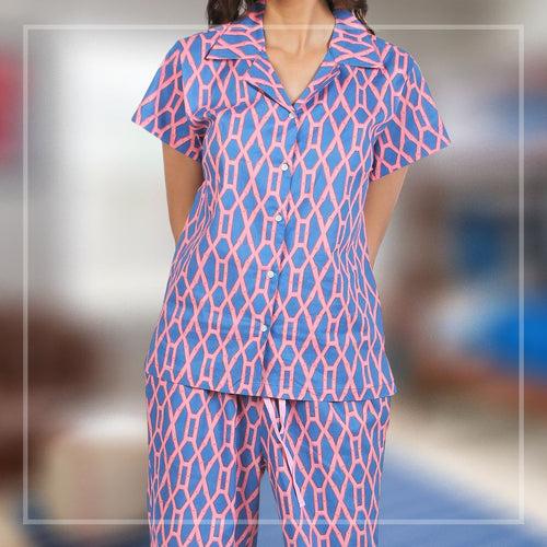 Women's Cotton Nightsuit - Bamboo