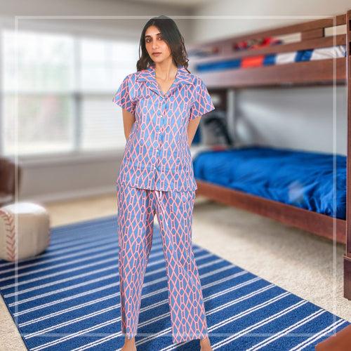 Women's Cotton Nightsuit - Bamboo