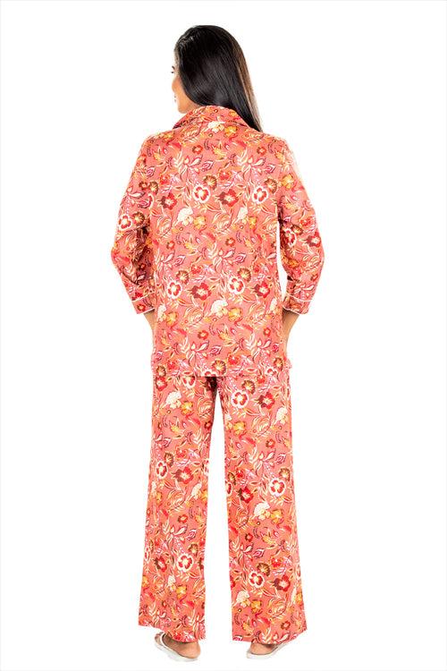 Women's Cotton Nightsuit - Yardlay Flora