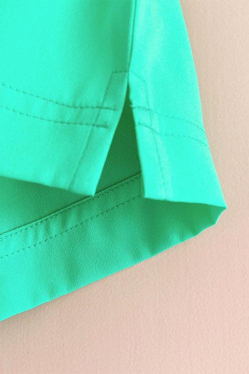 Women's Crepe Shorts Combo (Pack of 2) - Azuchi Blue and Mint