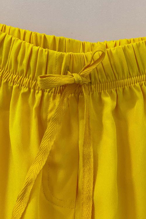 Women's Crepe Shorts Combo (Pack of 2) - Brooklyn Yellow