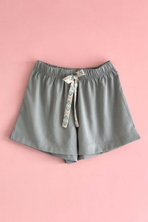 Women's Crepe Shorts Combo (Pack of 2) - WGS & Gray