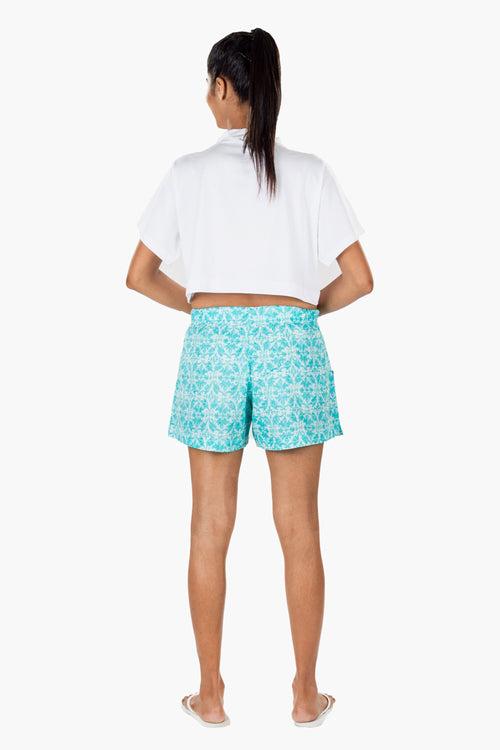 Women's Cotton Shorts Combo (Pack of 2) - Grind Mint Crimson