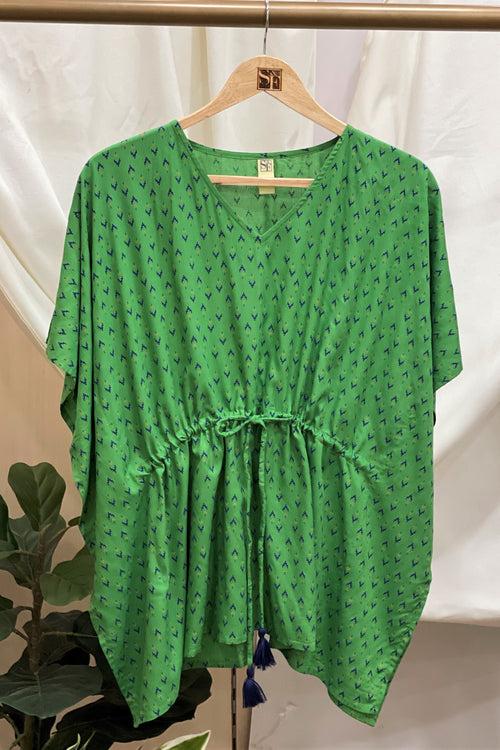 Women's Kaftan Co-Ord Set - Cove Green