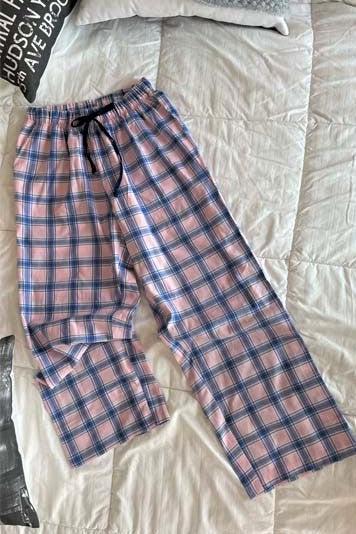 Women's Plaids Flannel Pyjama