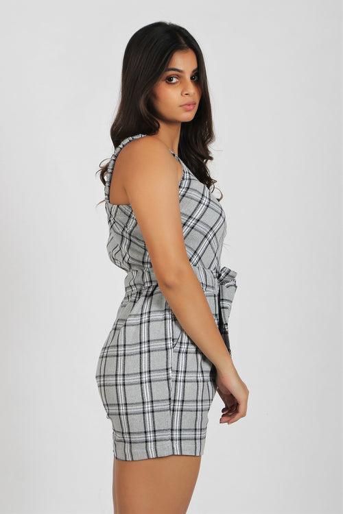 Women's Short Playsuit - Dansa Grey