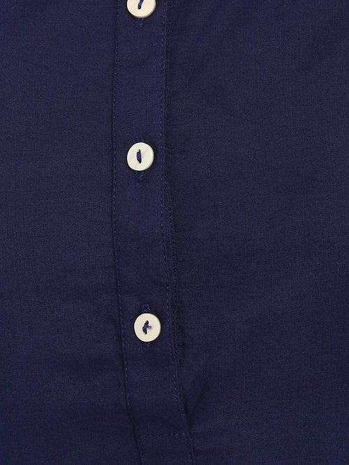 Hapuka Women's Slim Fit three-quarter sleeve  Rayon Solid High Low Kurta( Royal Blue/Black/ Blue/Red/ Mustard/5 color)