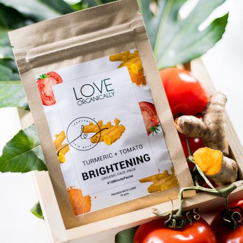 Brightening Face Pack - Turmeric + Tomato - Single Pack