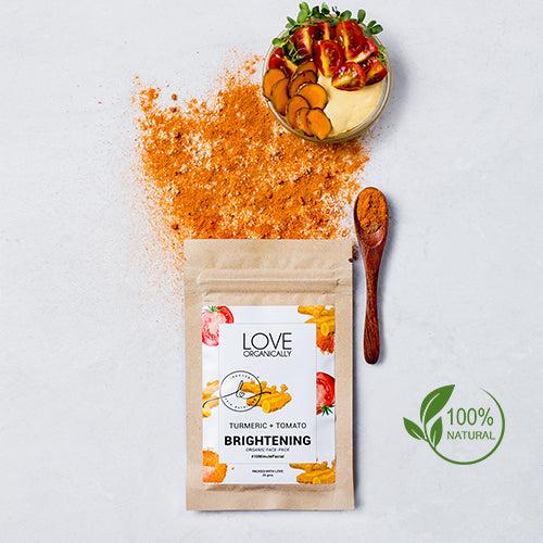 Brightening Face Pack - Turmeric + Tomato - Single Pack