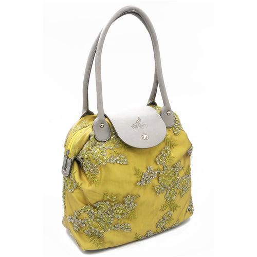 YELLOW GREY MEADOW | LACE BAG