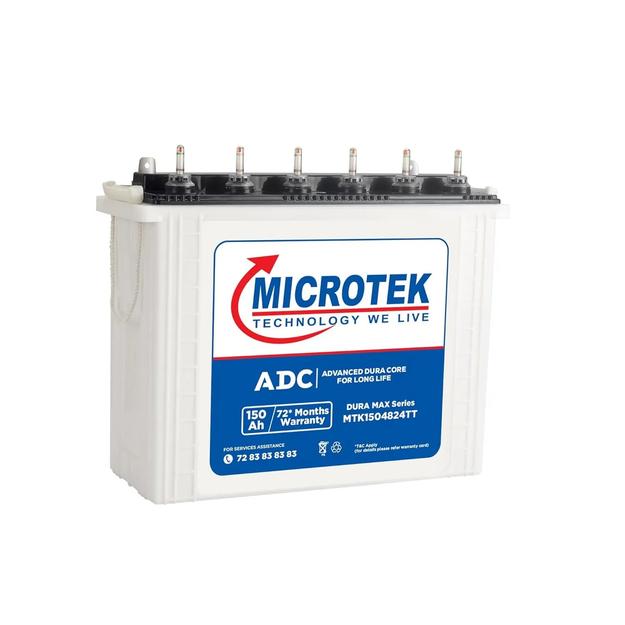 Microtek inverter battery 150 ah mtk1504824tt