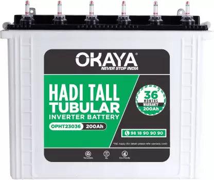 Okaya 200 ah Inverter Battery opht 23036