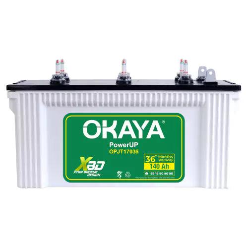 Okaya inverter battery 140 ah opjt17036