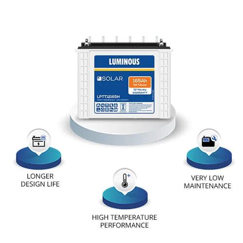 Luminous solar battery 180 ah lptt12180l