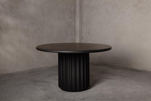 Fluted Base Dining Table