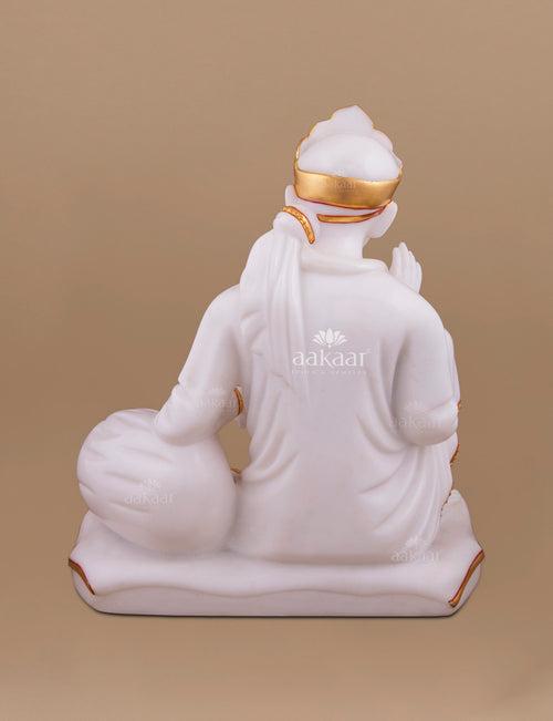Marble Idol Sai Baba 12"