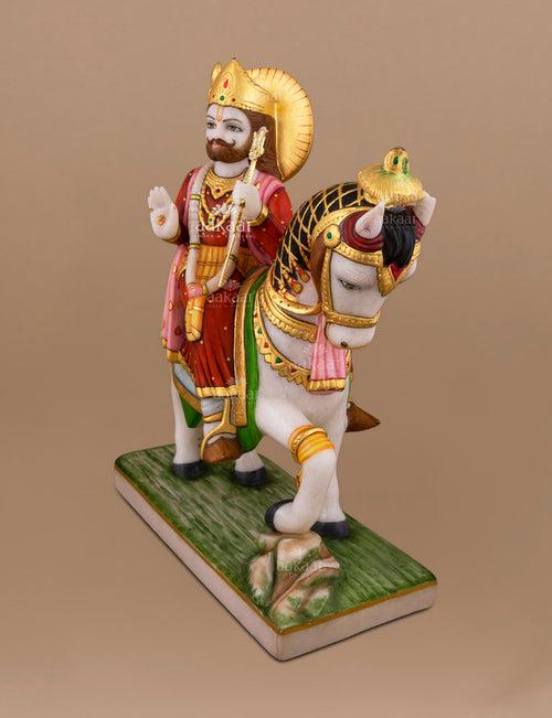 Marble Idol Ramdev Pir Maharaj 15"