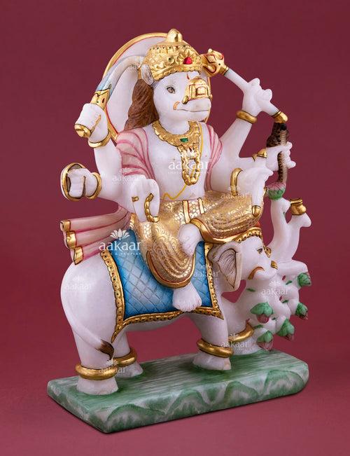 Marble Idol Manibhadra 13"