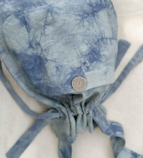 shoulder bag - Indigo tie-dye