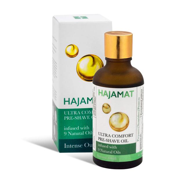 Hajamat Ultra-Comfort Pre-Shave Oil infused with 9 Natural Oils (50 gm)