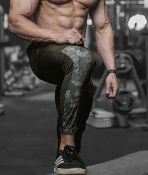 Air-Tech GymX Camo Bottoms: Army Green