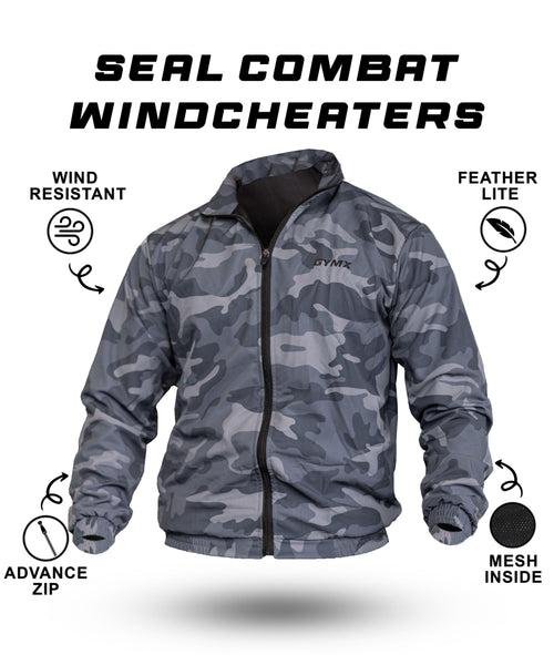 Combat Camo GymX Windcheaters: Seal Blue