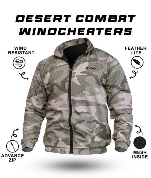 Combat Camo GymX Windcheaters: Desert Camo