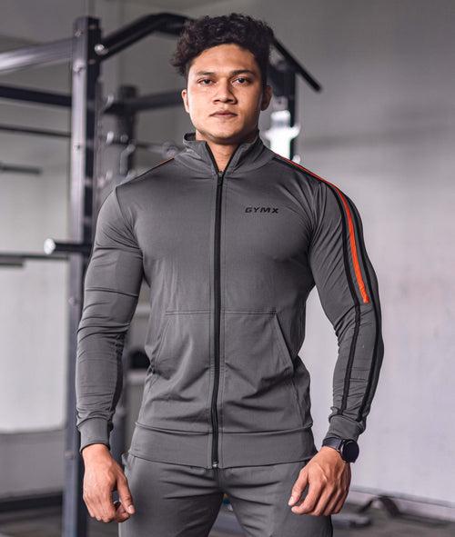 Genesis GymX Jacket: Carbon Grey