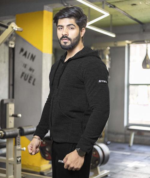 Heavy Duty GymX Hoodie: Carbon Grey