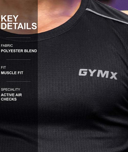 Combo Deal: Active Air Checks GymX Tee: Pick Any 2