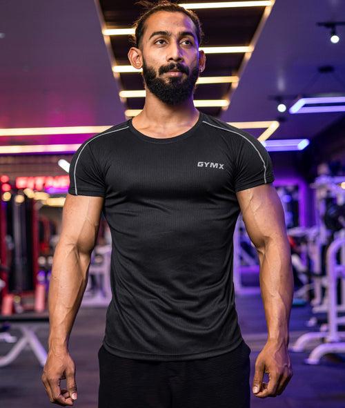 Active Air Checks GymX Tee: Elite Black