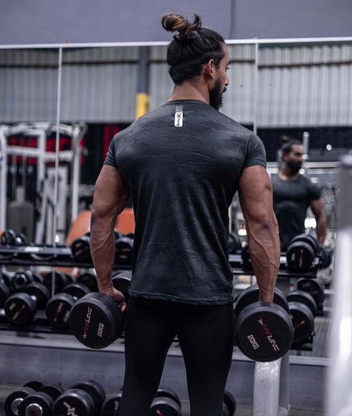 Jacquard Grey Camo GymX Tshirt - Sale