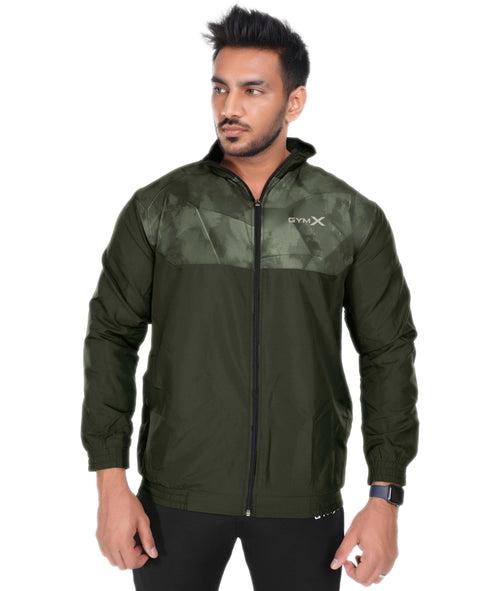 Urban Camo GymX Windcheater: Army Green