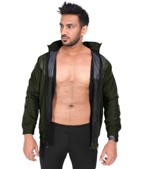 Urban Camo GymX Windcheater: Army Green