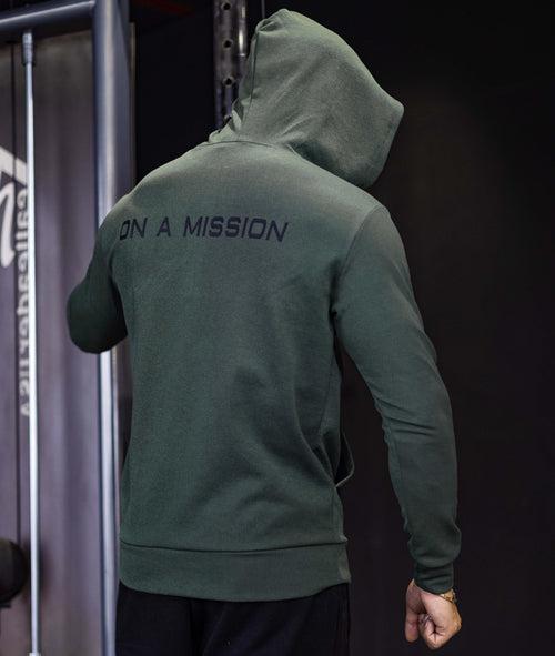 On A Mission: British Green GymX Hoodie