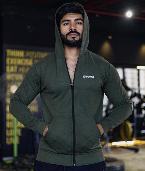 On A Mission: British Green GymX Hoodie - Sale