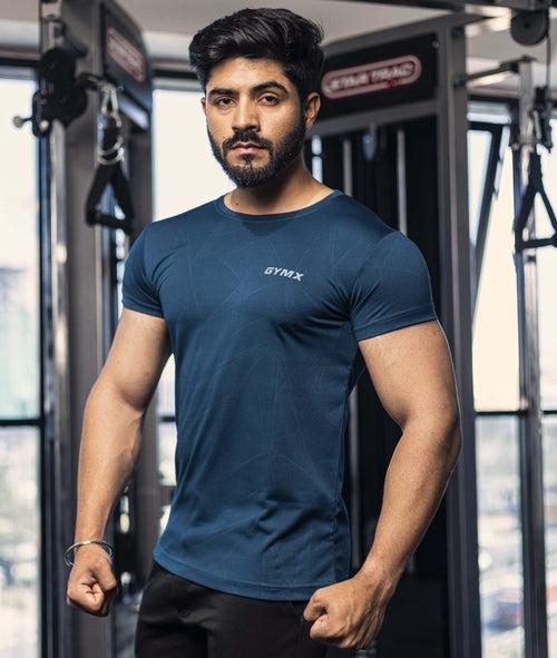 Speed GymX Tee: Airforce Blue