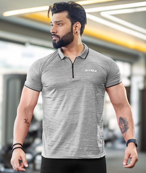 Edge GymX Polos- Striking Grey